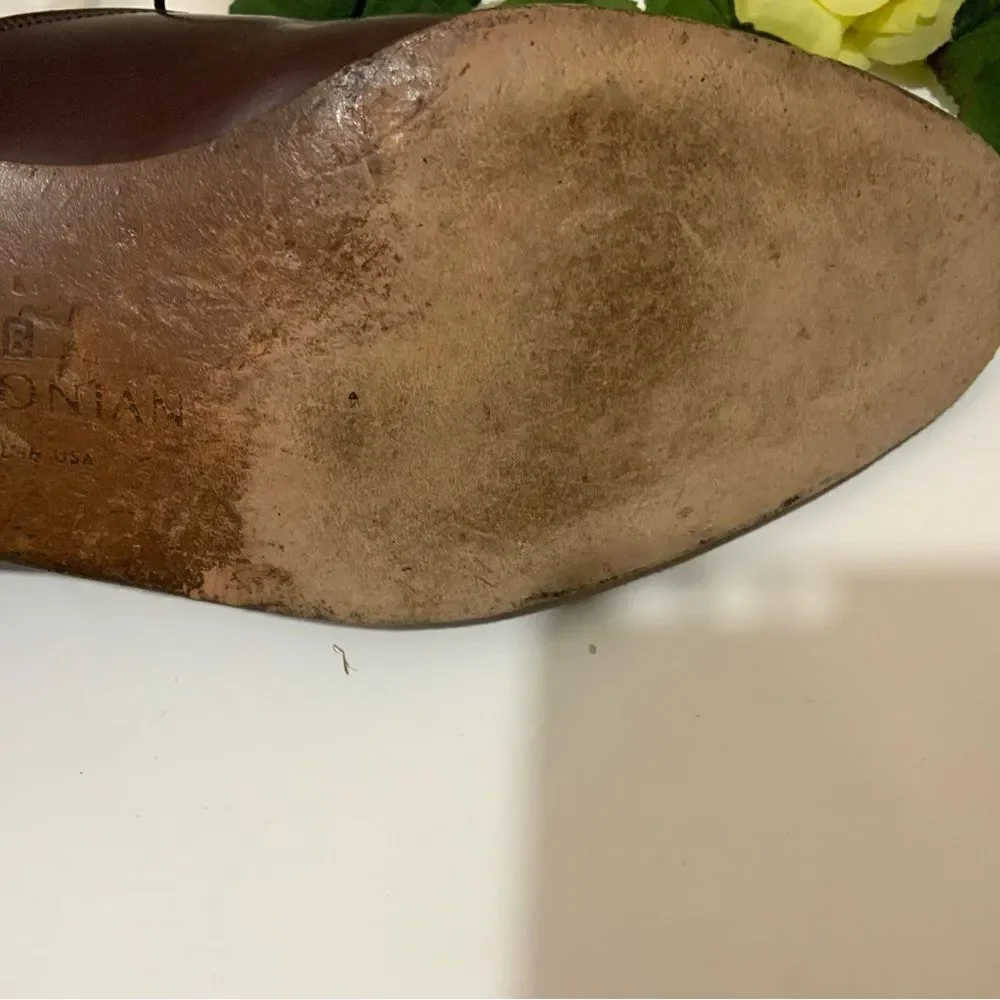 Bostonian Classics Burgundy Leather Cap Toe 9.5 M